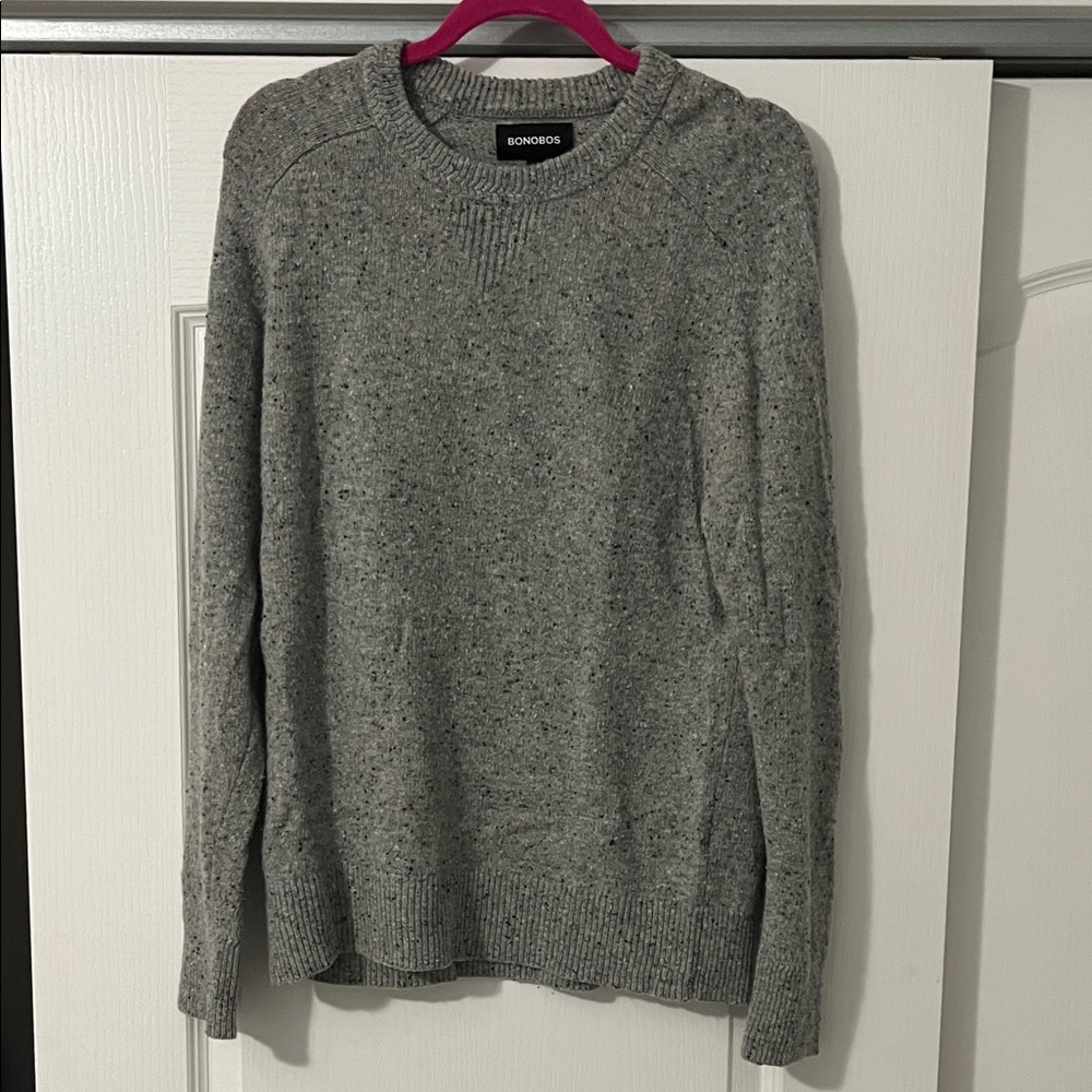 Bonobos Men's Wool sweater Donegal Fleck